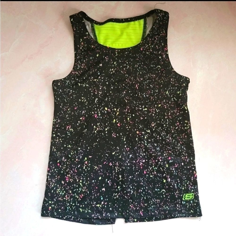 Skechers activewear runners top open back paint sp